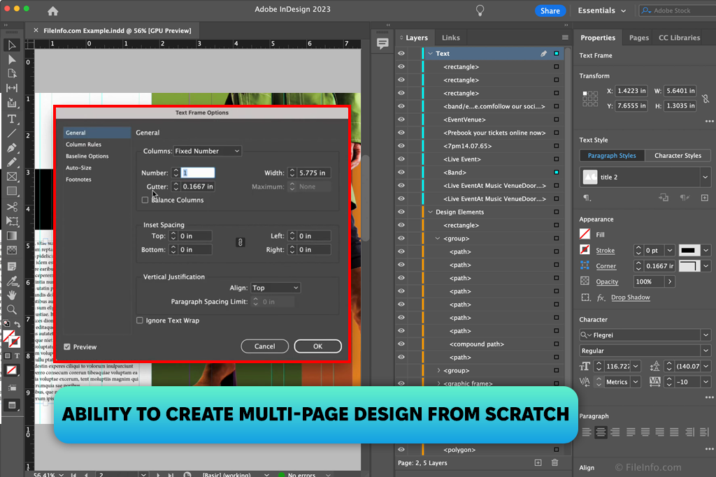 adobe creative cloud pro indesign