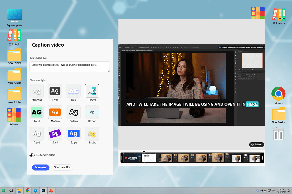 adobe express ai caption generator