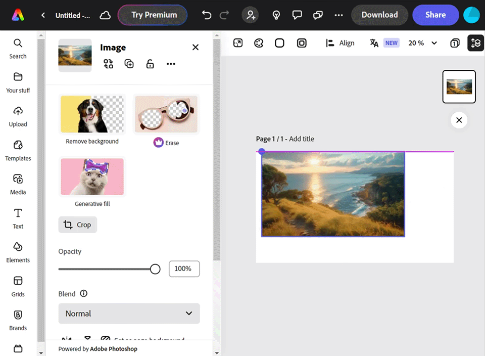 adobe express app that brings pictures to life tutorial