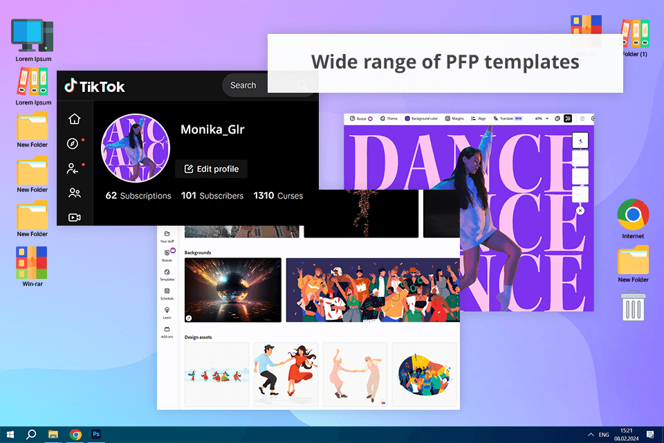 adobe express best tiktok pfp maker