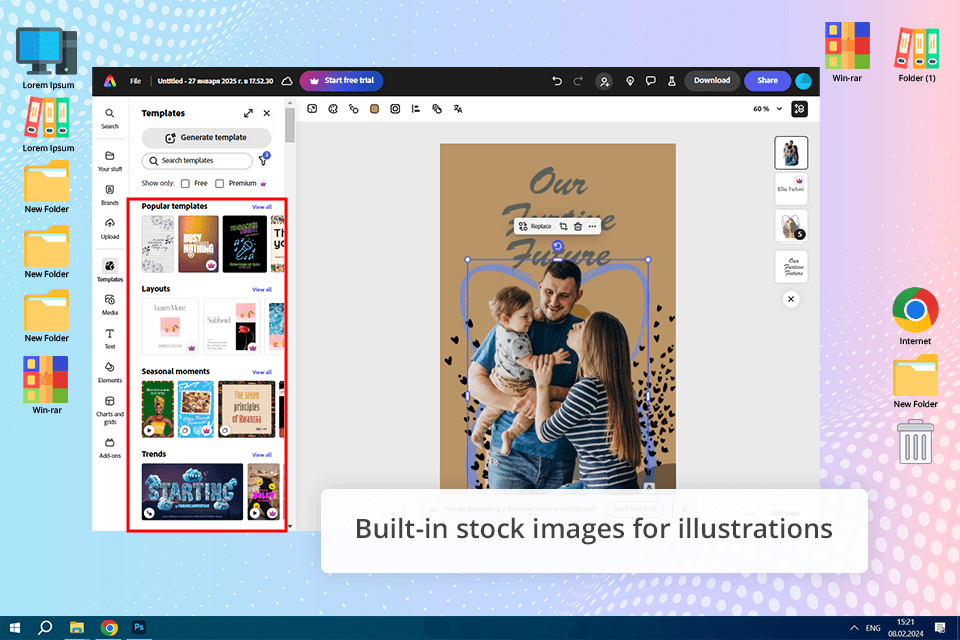 adobe express book design software