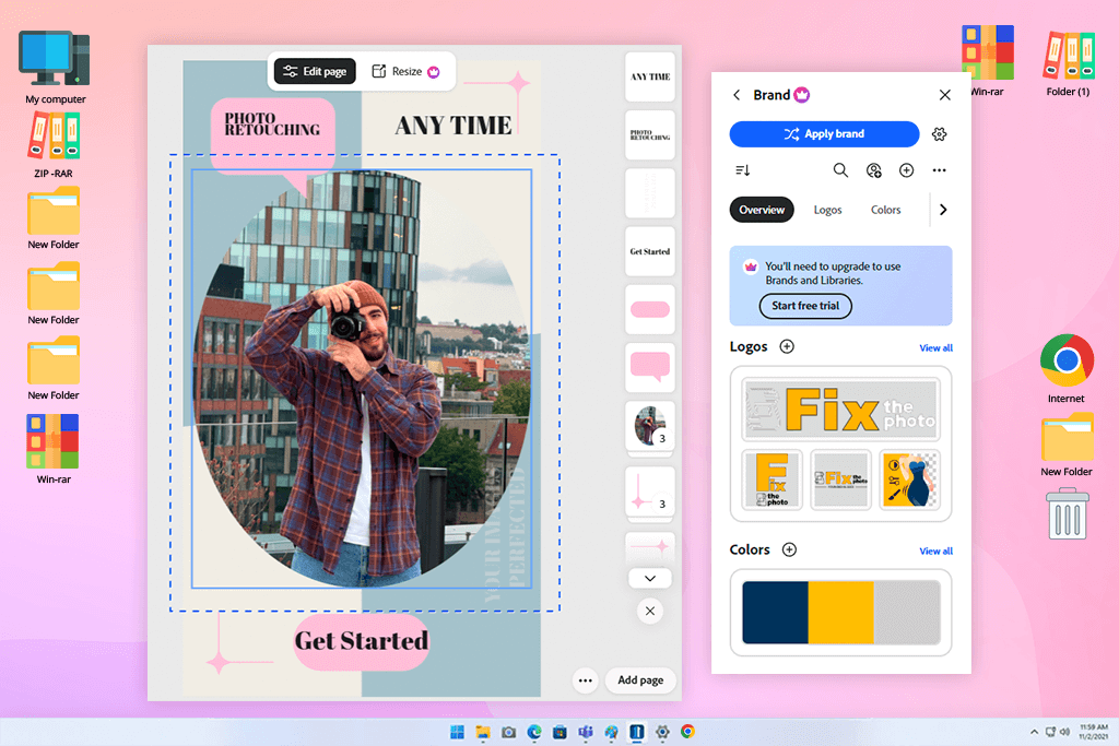 adobe express branding