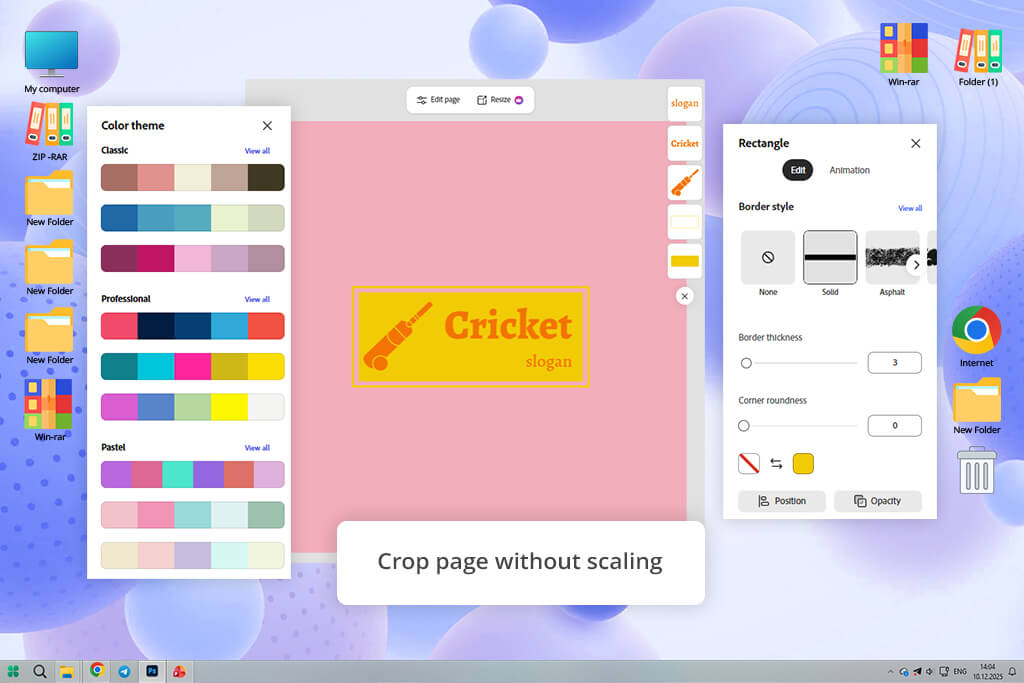 adobe express cricket logo maker