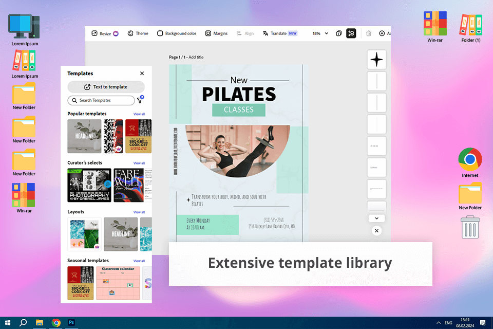 adobe express designevo alternative