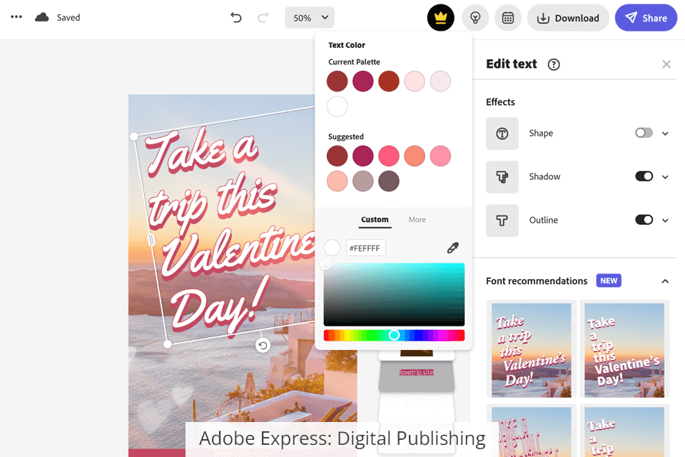 adobe express digital publishing