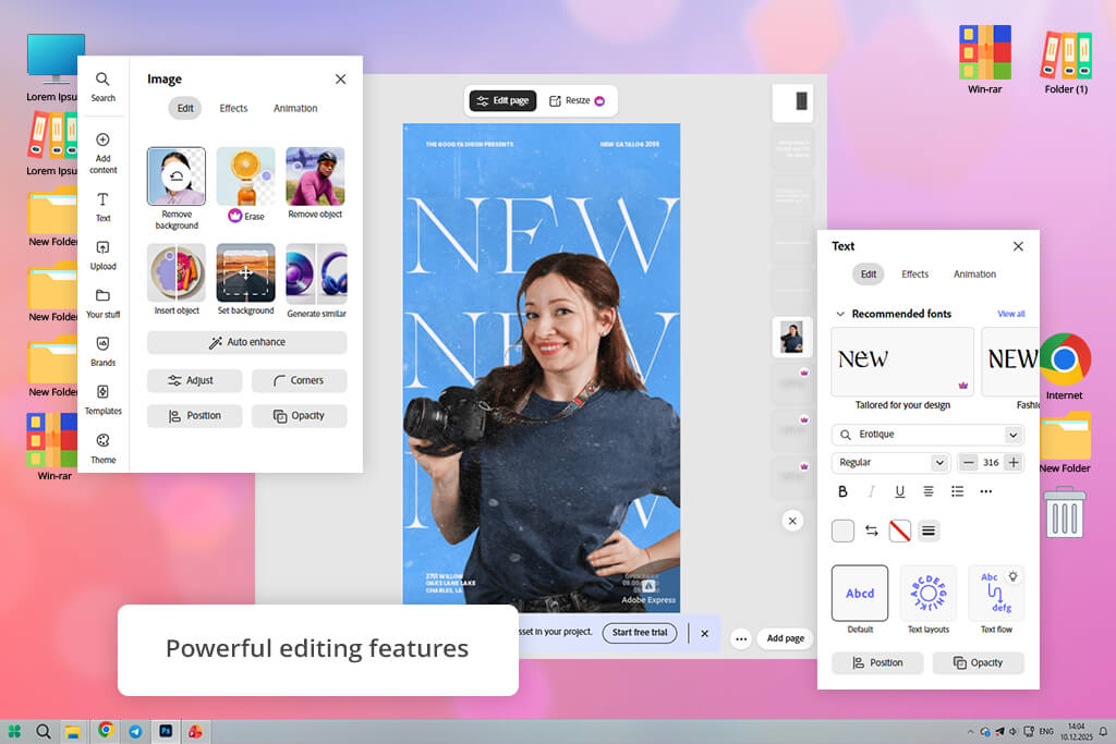 adobe express facebook story maker