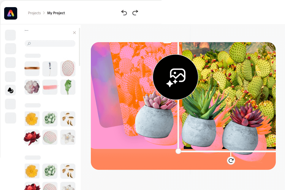 adobe express for education interface