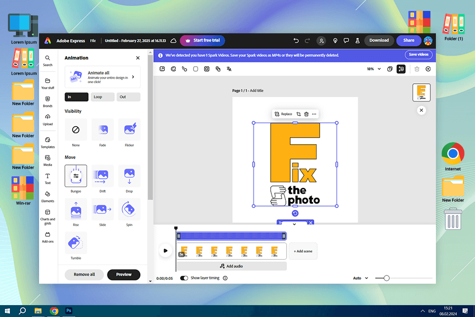 adobe express free gif maker