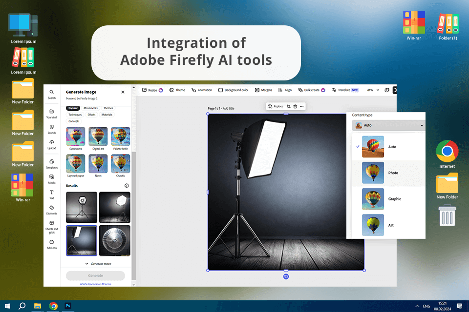 adobe express piktochart alternative