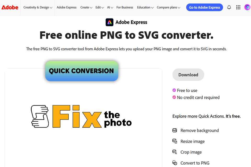 adobe express png to svg converter