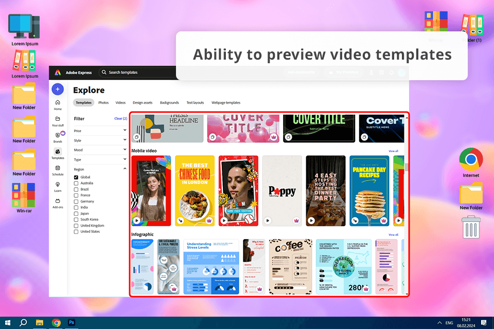 adobe express renderforest alternative