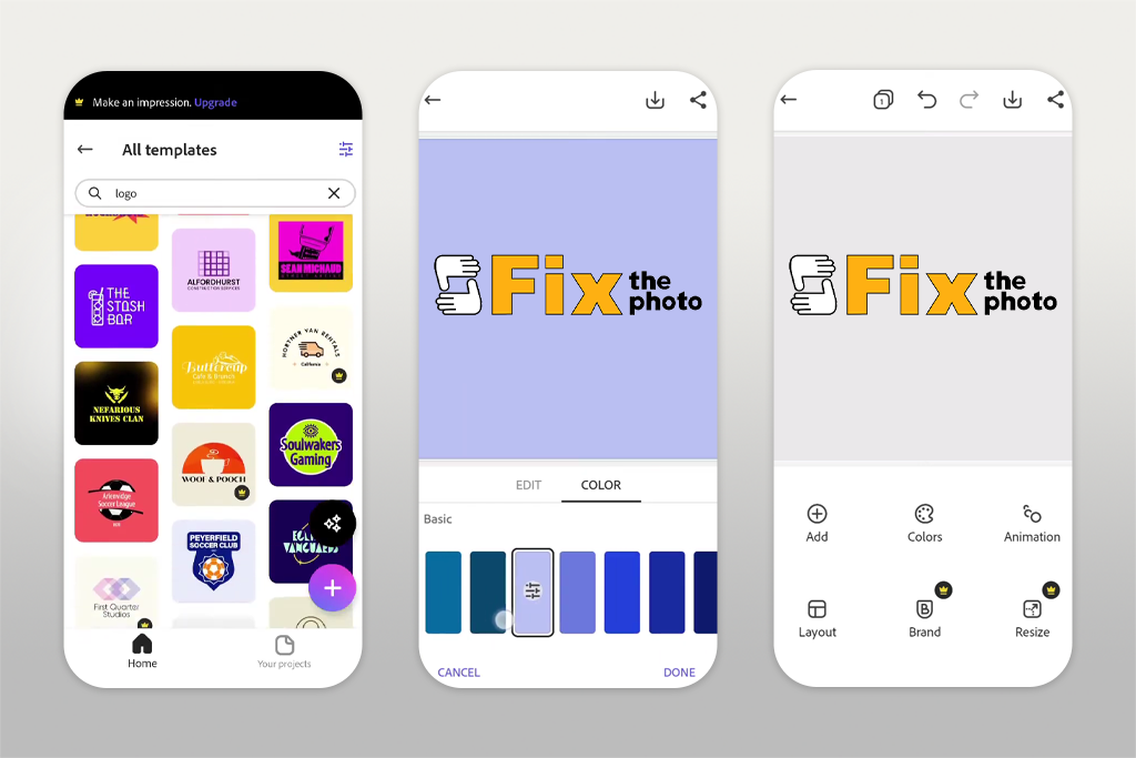 adobe express logo design app