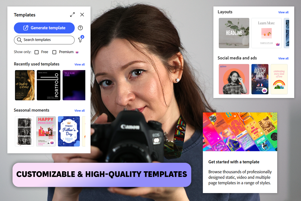 adobe express templates