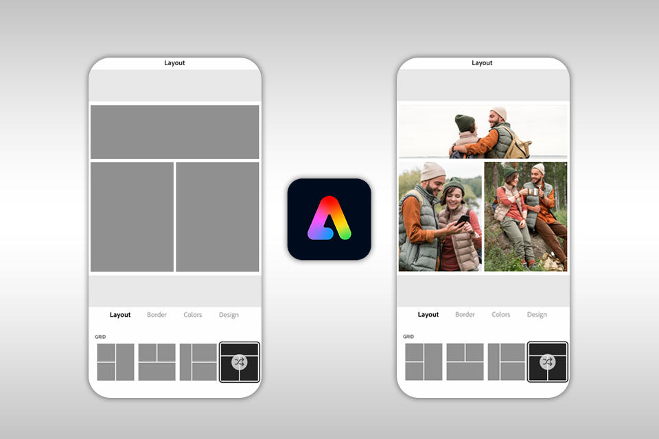 adobe express video collage app