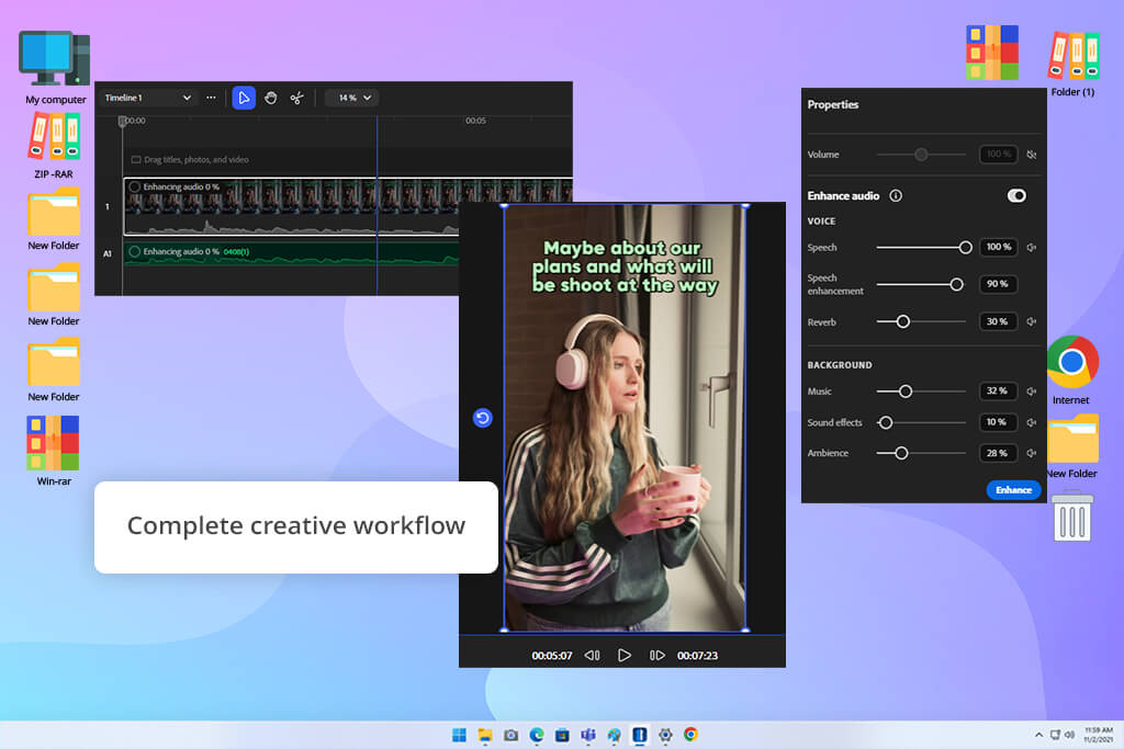 adobe firefly ai background noise remover