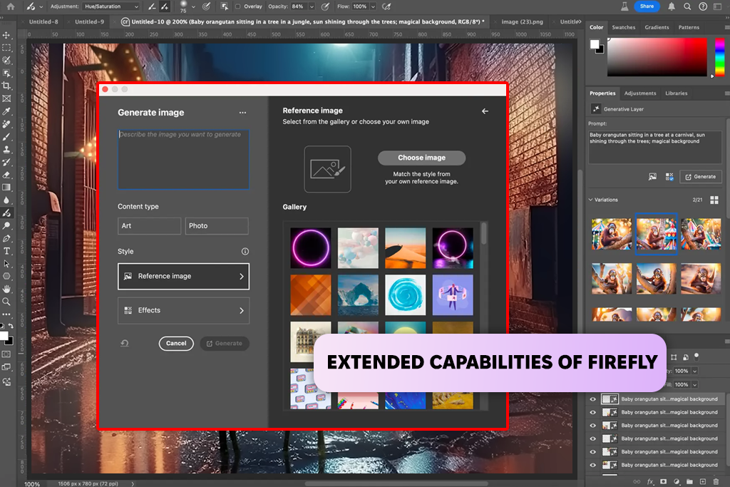 adobe firefly ai image generation