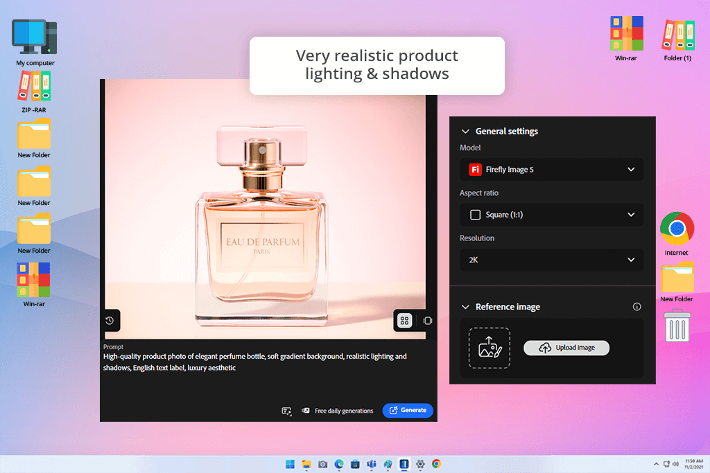 adobe firefly ai product photo generator