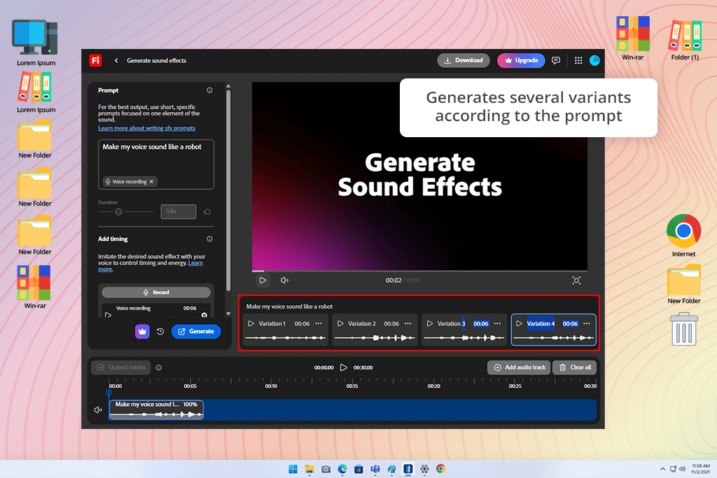 adobe firefly ai sound effect generator