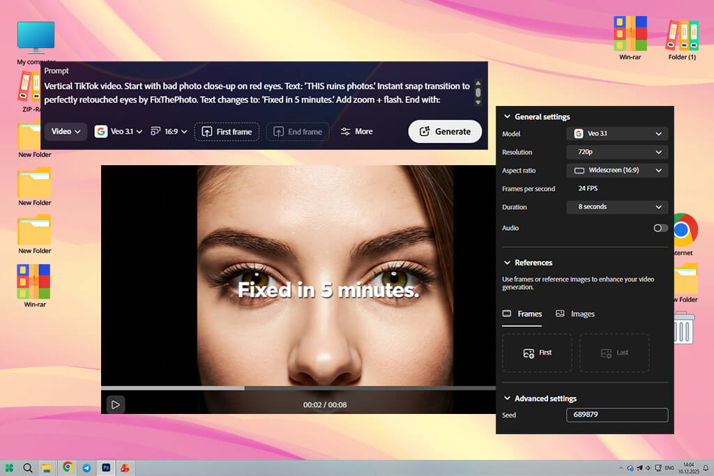 adobe firefly ai tiktok videogenerator