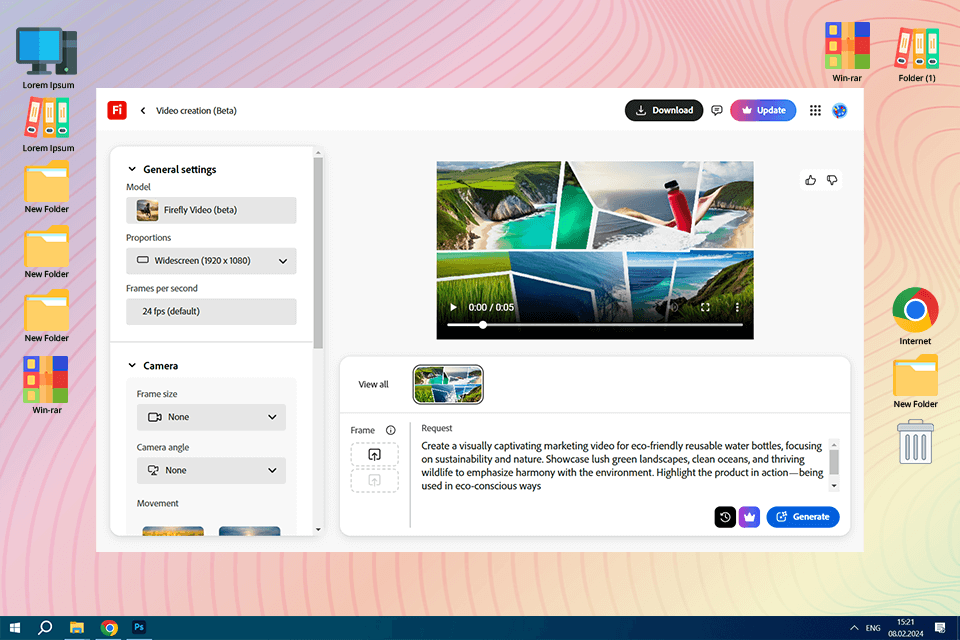 adobe firefly ai video generator