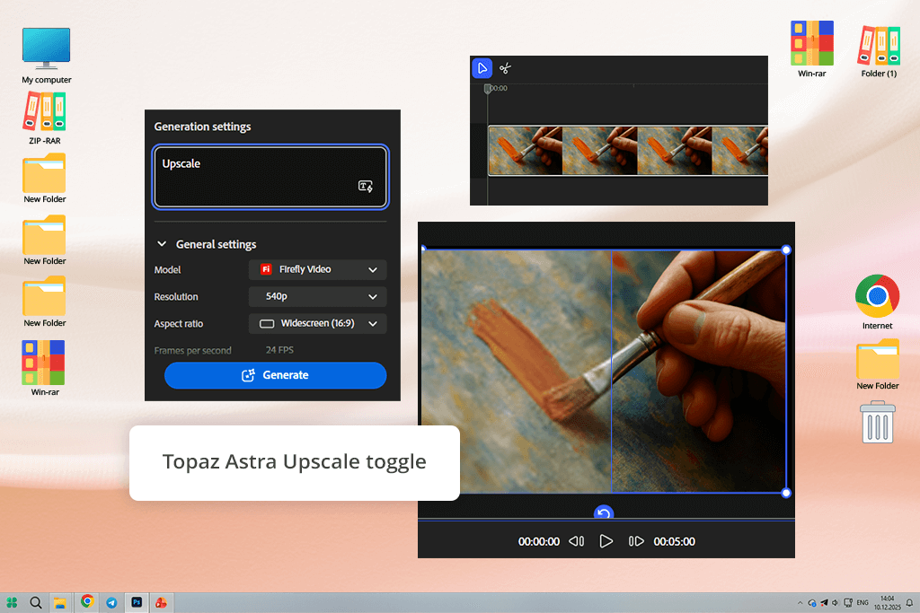 adobe firefly ai-videouppskalare
