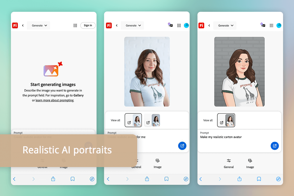 adobe firefly avatar maker