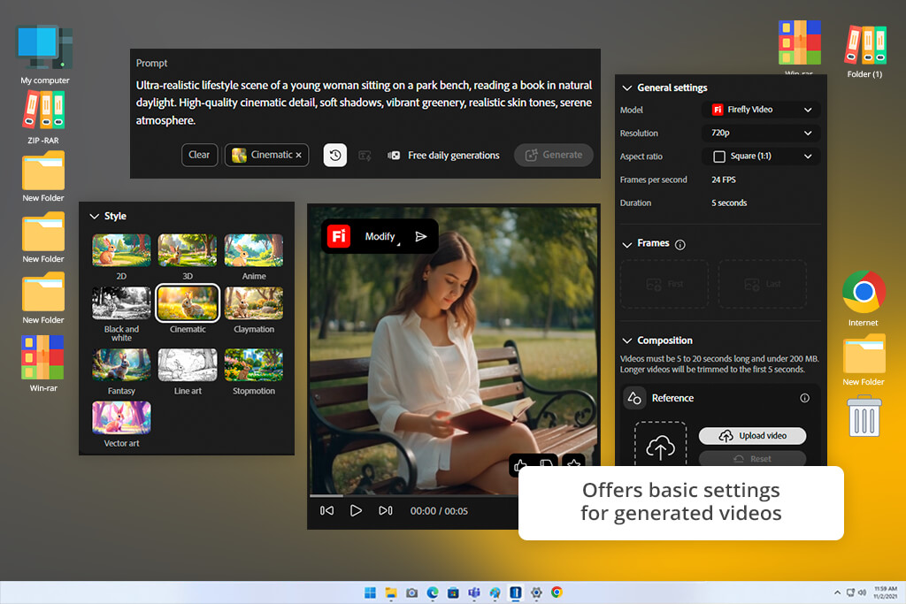 adobe firefly basic settings