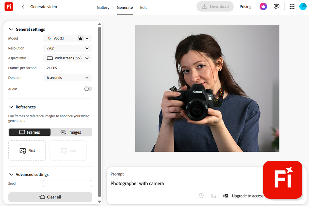adobe firefly interface