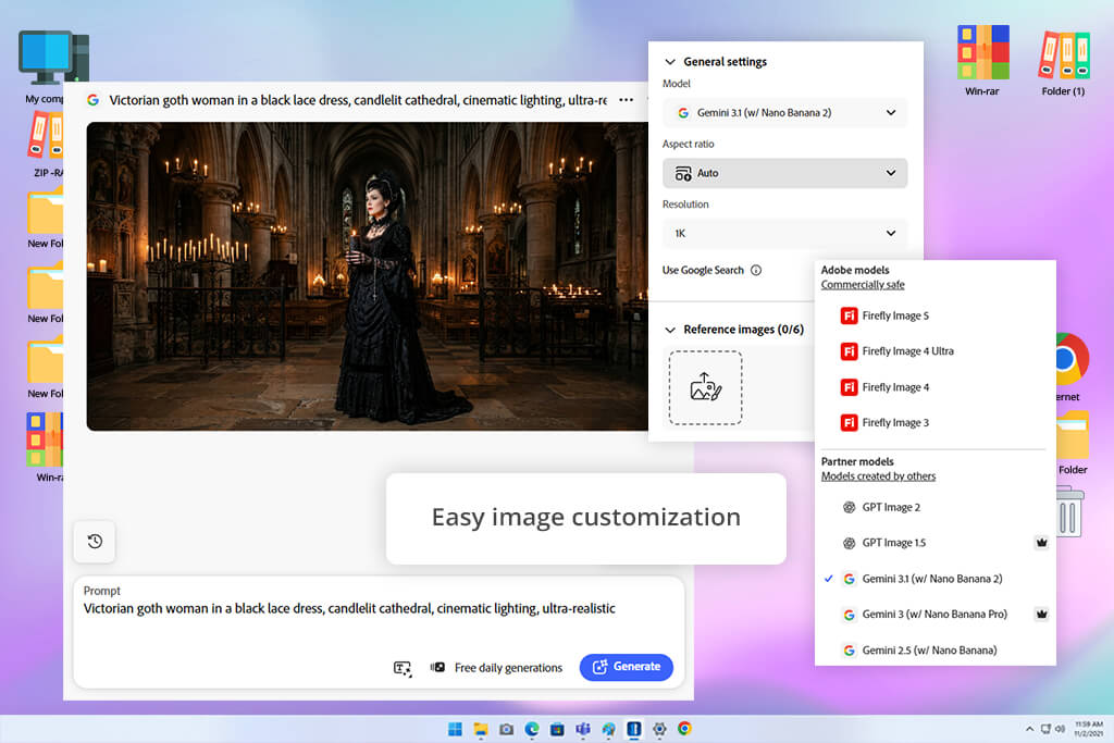 adobe firefly interface