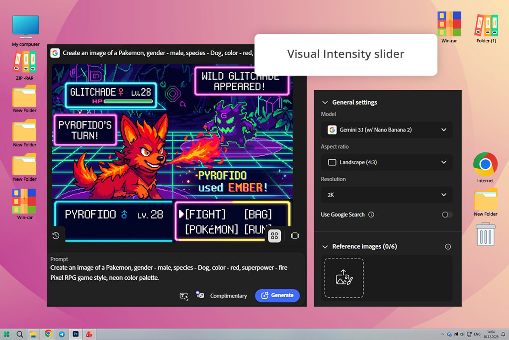 adobe firefly free pokemon ai generator