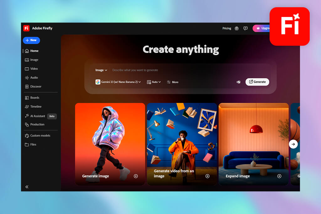 adobe firefly interface
