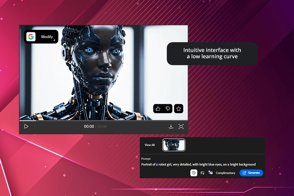 adobe firefly interface example