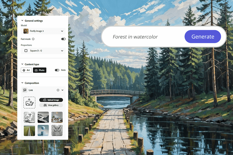 adobe firefly user interface