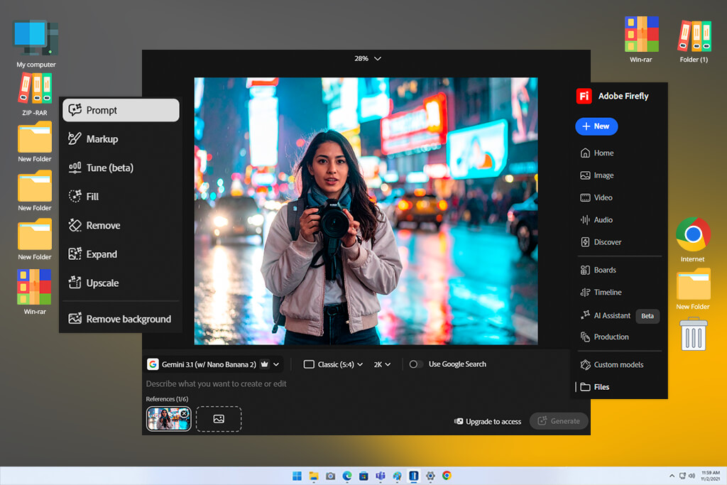 adobe firefly interface