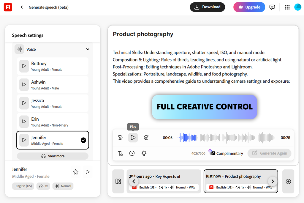 adobe firefly play ht alternative