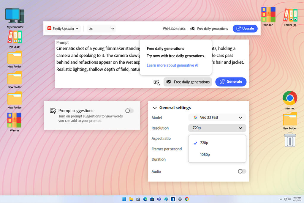 adobe firefly resolutions