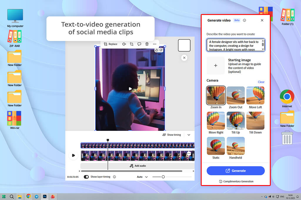 adobe firefly text to video