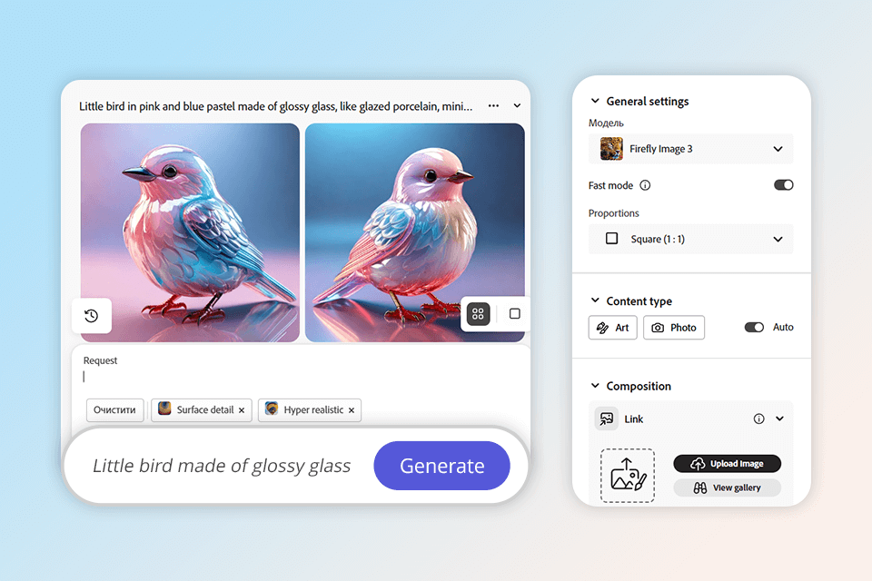 adobe firefly user interface