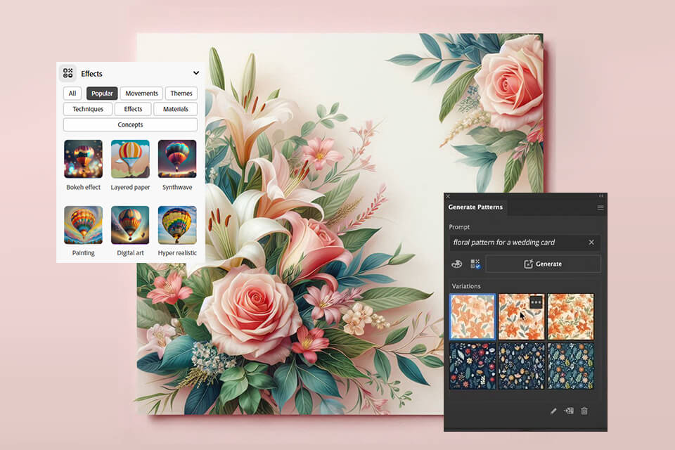 adobe firefly vector graphic generation