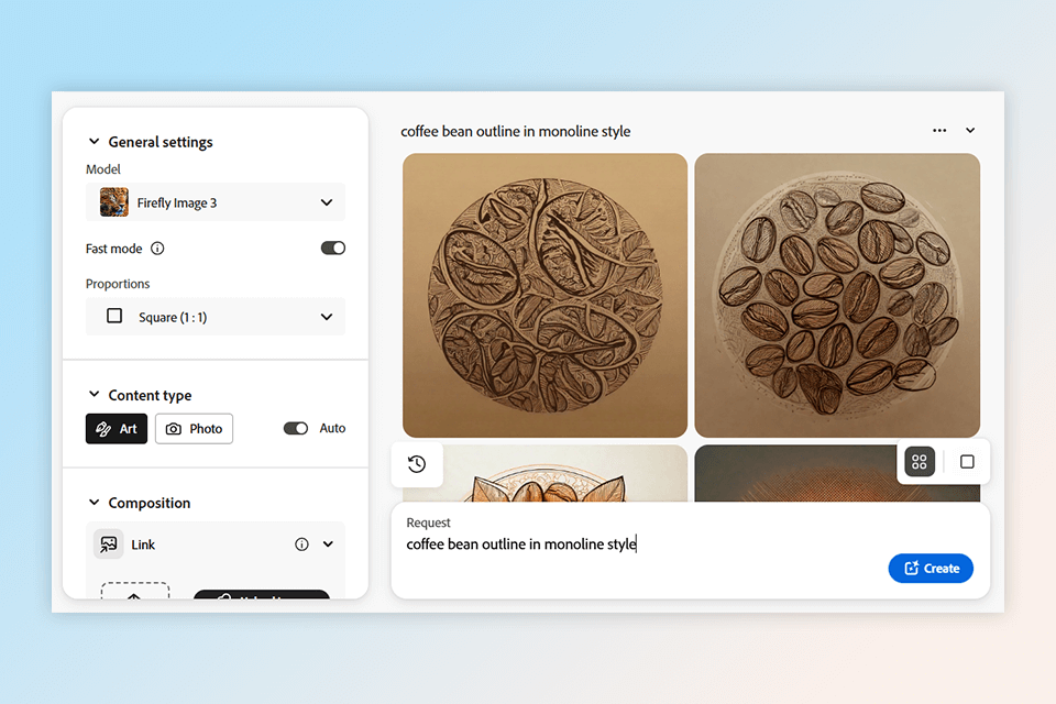 adobe firefly vector graphic generation