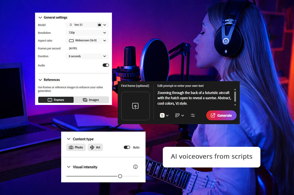 adobe firefly voice generation