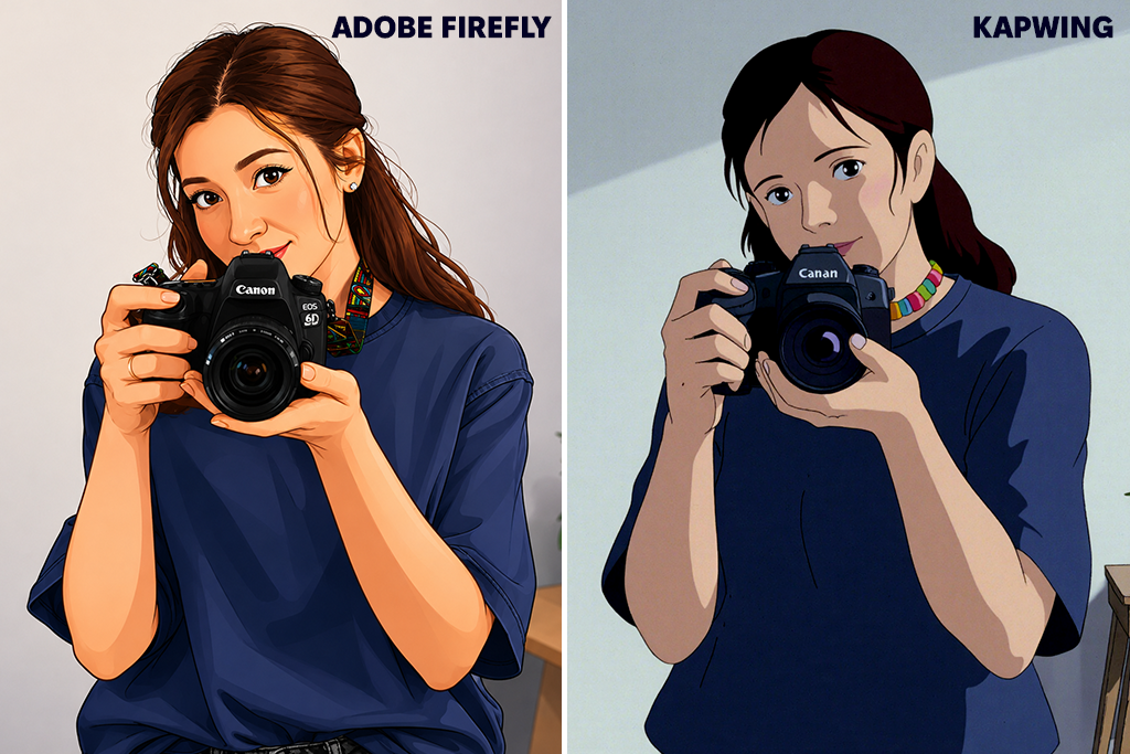 adobe firefly vs kapwing ai video editing