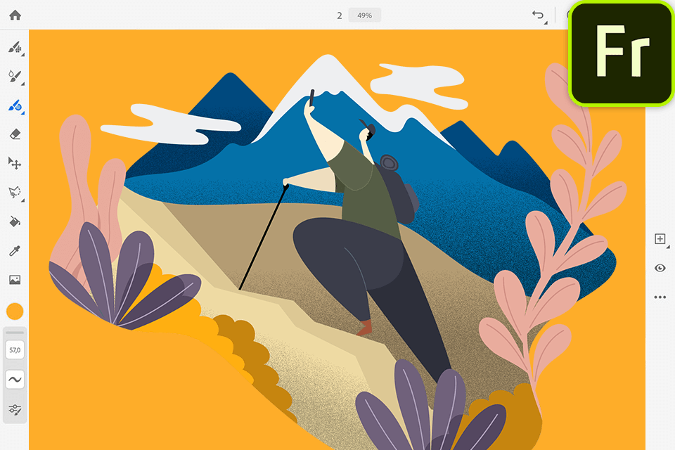 واجهة أدوبي فريسكو