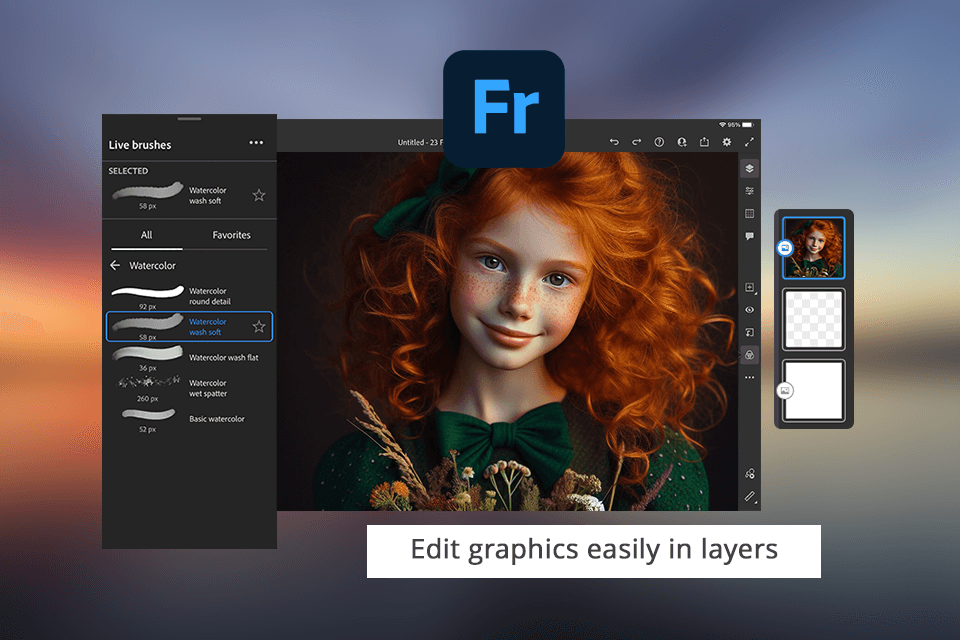 adobe fresco interface