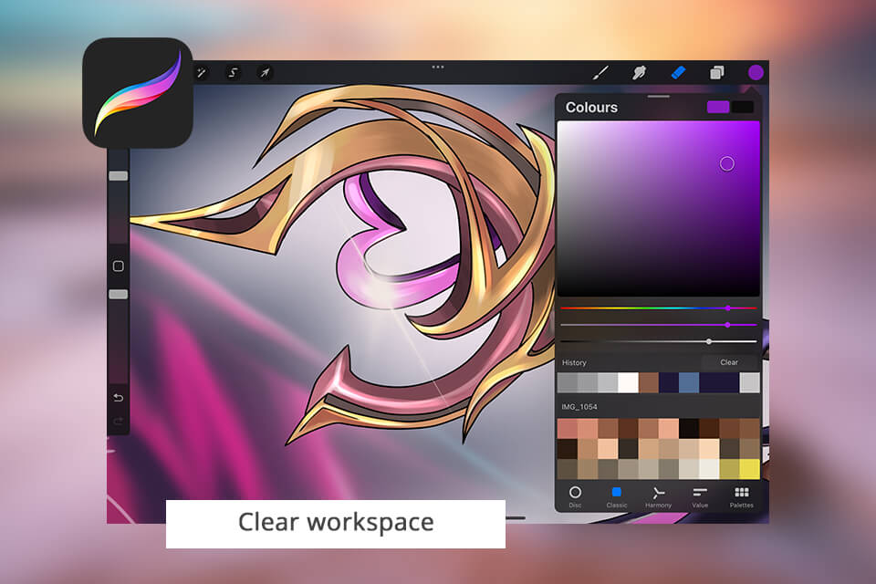 procreate interface