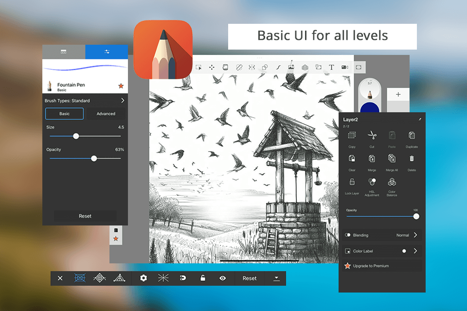 sketchbook interface