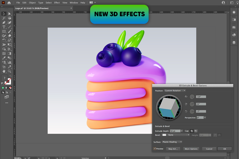 adobe illustrator 3d effects