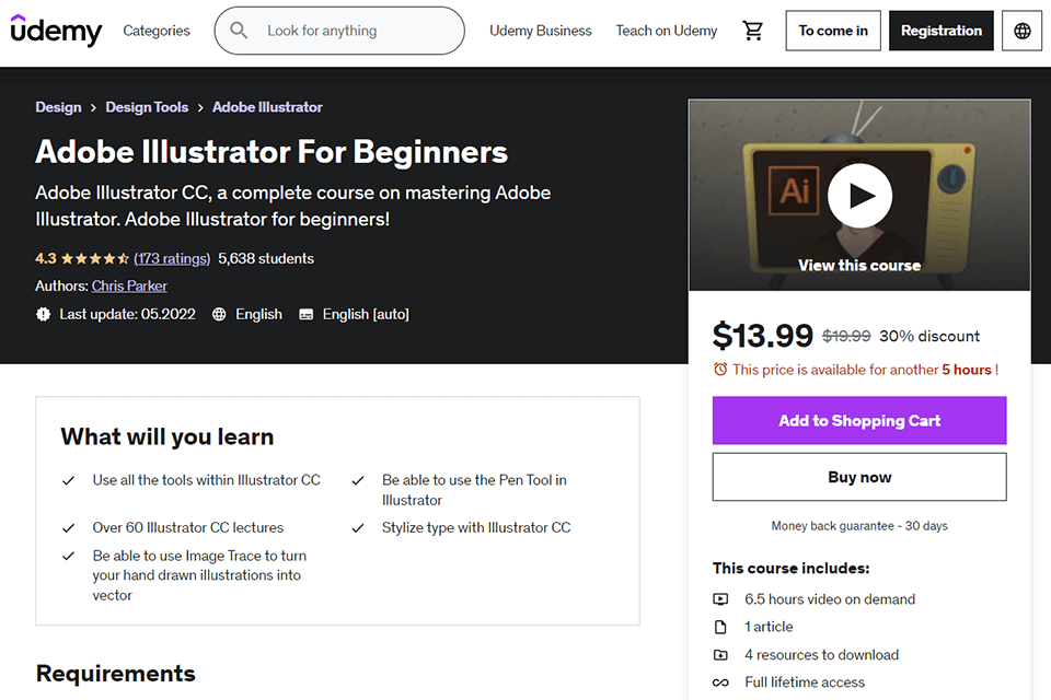 udemy illustrator course free download