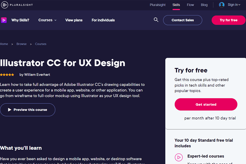 adobe illustrator courses for ux design pluralsight