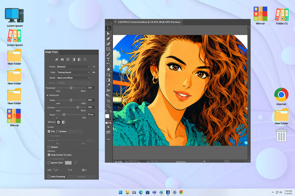 adobe illustrator vector features